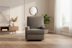 Nursery Swivel Gliding Recliner with 360-Degree Swivel and Multiple Recline Positions